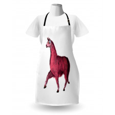 Pink Abstract Animal Apron