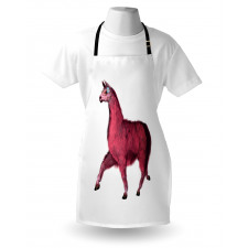 Pink Abstract Animal Apron