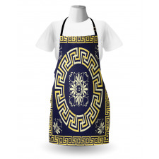 Retro Spring Meander Apron