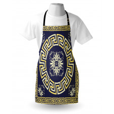 Retro Spring Meander Apron