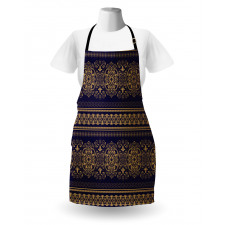 Damask Border Apron