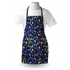 Retro 80s Memphis Fashion Apron