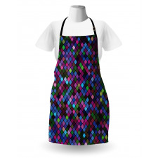 Mosaic Pixel Pattern Apron