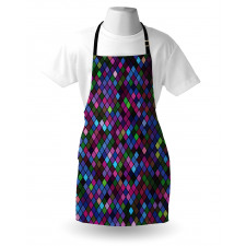 Mosaic Pixel Pattern Apron