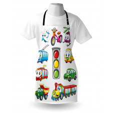 Cheerful Transportation Apron