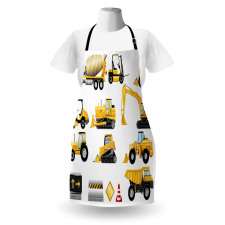 Yellow Construction Site Apron