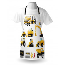 Yellow Construction Site Apron