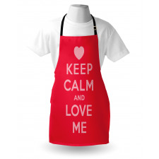 Love Me Romantic Text Apron