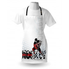 Goalie Playing Artwork Apron