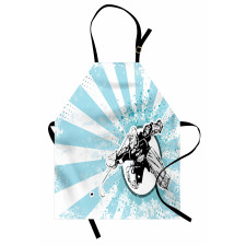 Retro Grunge Goaltender Apron