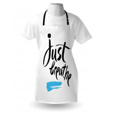 Words Calligraphy Apron