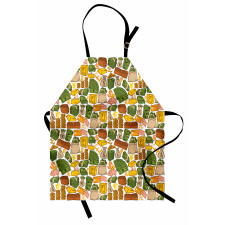 Colorful Pound Signs Apron