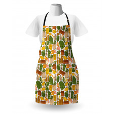 Colorful Pound Signs Apron