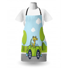 Puppy on the Road Apron