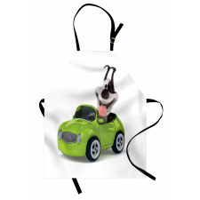 Fun Dog Sports Car Apron