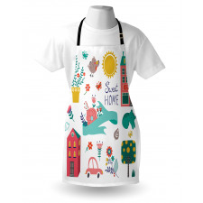 Cartoon Apron