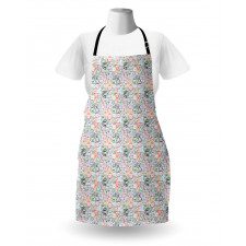 Retro Postal Pattern Apron