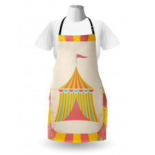 Circus Tent Grunge Apron