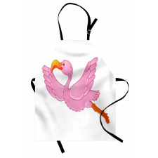 Exotic Flamingo Apron