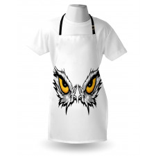 Angry Gaze of Bird of Prey Apron