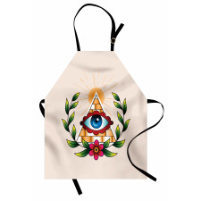 Esoteric Colorful Abstract Apron