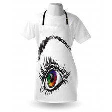 Colorful Pupil of a Woman Apron