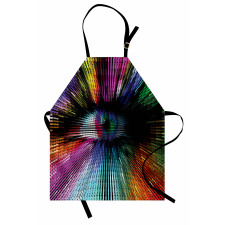 Abstract Vibrant Optical Apron