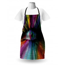 Abstract Vibrant Optical Apron