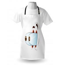 Goofy Surprised Character Apron