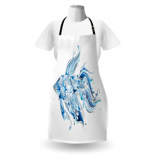 Abstract Betta Splenden Apron