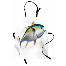 Realistic Yellowfin Tuna Apron