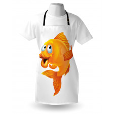 Happy Playful Goldfish Apron