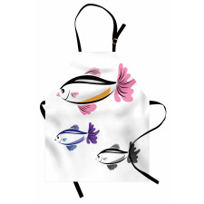 Bird Faced Animals Swim Apron