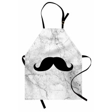 Mustache Motif Retro Apron