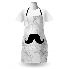 Mustache Motif Retro Apron