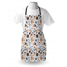 Hydrangea Abstract Apron