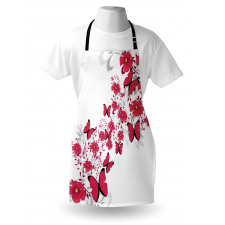 Flower Butterfly Apron