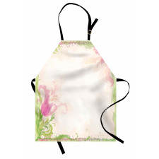 Pastel Tulips Apron