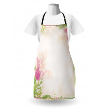 Pastel Tulips Apron