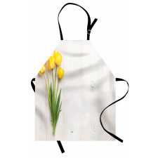 Tulips on Rustic Board Apron