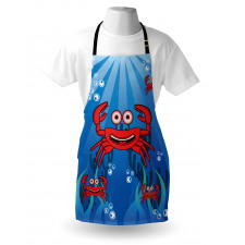 Funny Underwater Mascots Apron