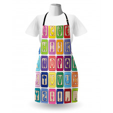 English Alphabet Apron