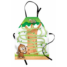 Curious Monkey Apron