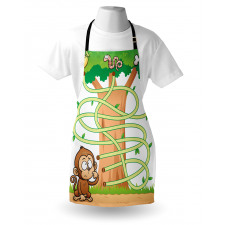 Curious Monkey Apron