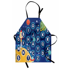 Space Letters Apron