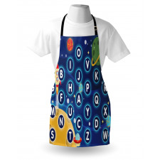 Space Letters Apron