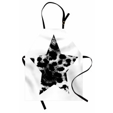 Star Shape Grunge Apron