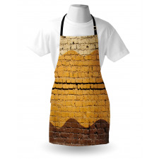 Brick Wall Waves Apron