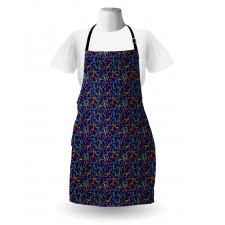 Vibrant Color Outlines Apron