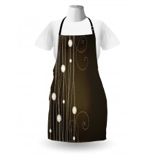 Dotted Lines Vintage Apron